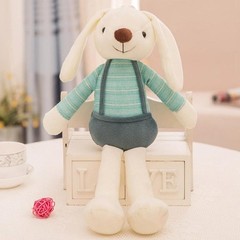 1pc,40CM Colorful Long Ear Rabbit Plush Toy Children’s Christmas Birthday Gift