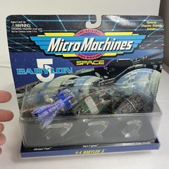 Micro Machines Space # 2 & # 4 Babylon 5 Galoob 65620 Vorlon Cruiser