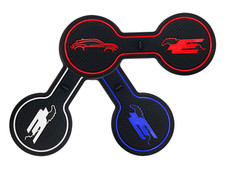 Mustang Mach-E Silicone Console Drink Holder Pad, Red, White, or Blue, 2021-2024