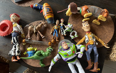 Disney Pixar Toy Story Buzz Lightyear, Woody Toy Lot