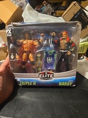 Mattel WWE Elite Collection Triple H vs Jeff Hardy 6″ Figures *Damage Box* New