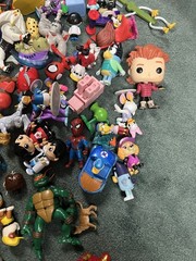 Huge Mixed Toy Lot 8+ LBS Disney Marvel TMNT Paw Patrol Figures Cars Bundle