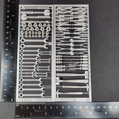 Tool Set 1/10 Scale Model Prop Kit Shop Garage Diorama Dollhouse Accessory