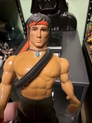 1985 Coleco John Rambo Force Of Freedom 6″ Action Figure W/ Some Accessories