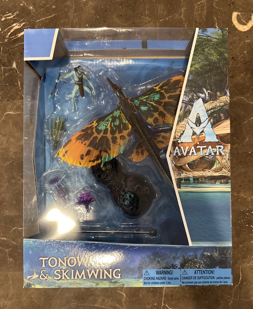 McFarlane Avatar The Way of Water World of Pandora Tonowari & Skimwing Toy NEW