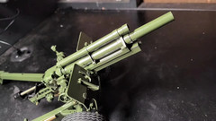 M101 Howitzer 3D Printed 1:16 Scale HighPrecision M2A1 Nylon Components Toy Gift