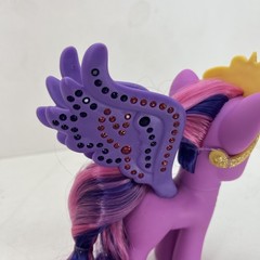 My Little Pony Princess Twilight Sparkle Rhinestone Wings Crown Figure MLP SDCC