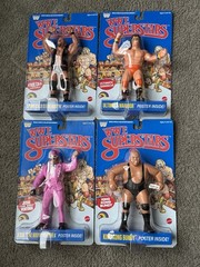 SET! ALL LJN WWE Superstars Series Wave 2 Blue Card Warrior Ventura Bundy Austin