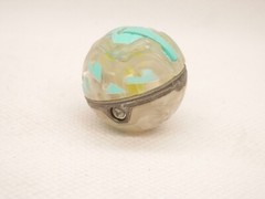 Vintage Bakugan B1 Clear Ventus Dragonoid Translucent 580G + Dragonoid Card