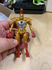 UNTESTED JAKKS Real Steel Midas Light Up Robots Action Figure 5″ Needs Batt C2