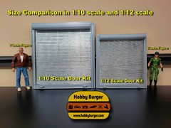 Shop Door Model Prop Kit 1/10 Scale Garage Display Diorama Dollhouse Accessory