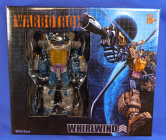 WARBOTRON WHIRLWIND TRANSFORMING ROBOT HELICOPTER WB01-D COMPLETE W/BOX 2015