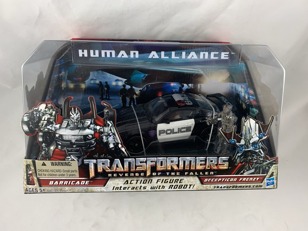 Hasbro Transformers Revenge Of The fallen Human Alliance Barricade & Frenzy New!