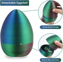 3D Printed Articulated Crystal Dragon Egg PLA Flexible Joints Mystery Dragon Toy