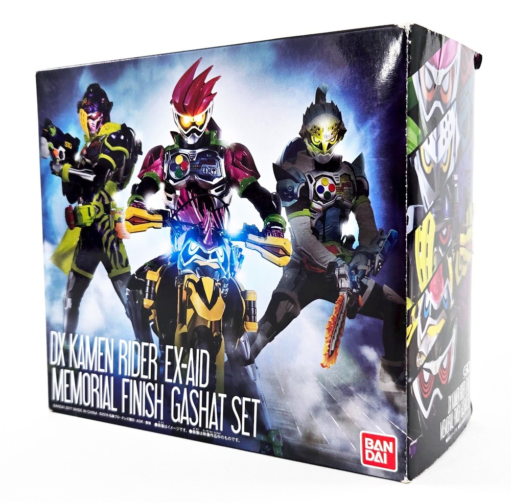 Kamen Rider Ex-Aid DX MEMORIAL FINISH GASHAT SET COMPLETE CIB Bandai Japan