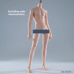 1/6 Male Teenager Body Seamless Muscular Figure 12″ for Phicen Hot Toys TBLeagvr