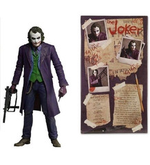 NECA DC Comics Batman Dark Knight Heath Ledger Joker 7″ Action Figure Toy Boxed