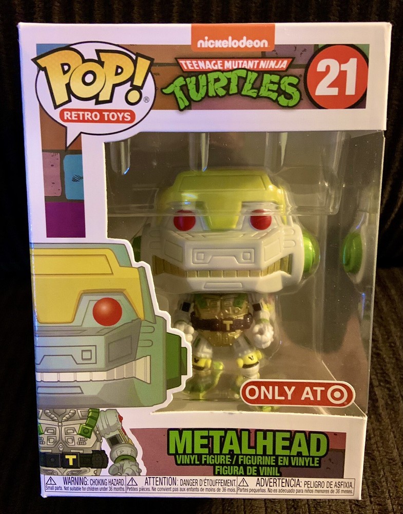 Exclusive Funko POP Retro TMNT METALHEAD Teenage Mutant Ninja Turtles #21 Target