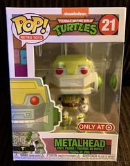 Exclusive Funko POP Retro TMNT METALHEAD Teenage Mutant Ninja Turtles #21 Target