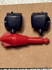 HASBRO vtg Transformers G1 OPTIMUS PRIME Left & Right Fist 1984 Magnus Missile