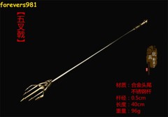 1/6 12in Trident of Aquaman Action Figure Accessory 40cm Metal Cosplay Toy Gifts