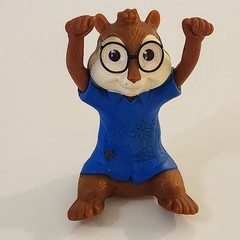 2011 Zip Line Simon Action Figure 3″ McDonald’s Chipmunks 3 Chipwrecked (T)