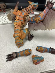 *MISSING PARTS* Monster Hunter Rise: Tigrex S.H.Monsterarts Action Figure