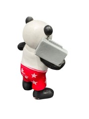 Ankyo Development Party 4” PANDA Bear Figure In Shorts With Boom Box