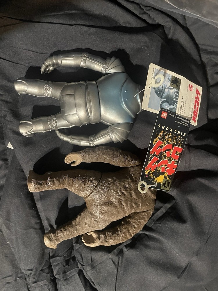 GIANT Y-MSF RAYMOND TOYS 12” 1967 KING KONG ESCAPES LOT OF 2 GODZILLA BRAND NEW!