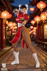 MS-015A: Star Man 1/6 Street Fighter Chun-li Female Action Figure (Red Version)