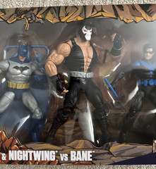 Mattel DC Premier Batman & Nightwing vs Bane 3-Pack Action Figures Amazon Excl
