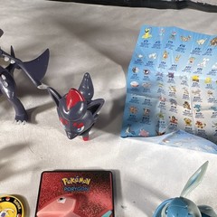Pokémon Plastic Figure Set Lot w/ Dragonite Lucario Garchomp Eevee Charmander