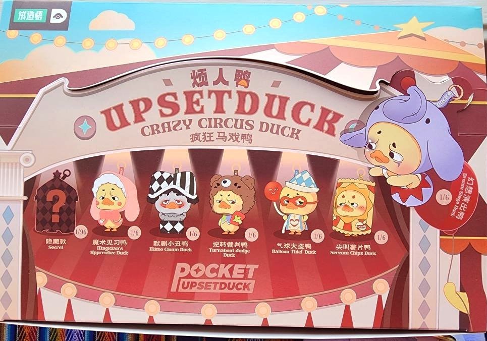 Upset Duck / Upsetduck V4 Pocket Crazy Circus Duck – Blind Boxes 🐥✨ Authentic