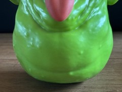 Ghostbusters 2016 Slimer Mattel Pull Tongue Talking Toy Tested Working ~ 6” Tall