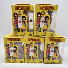 Bobs Burgers Figure Set Of 5 Culturefly Bob, Linda, Tina, Gene New