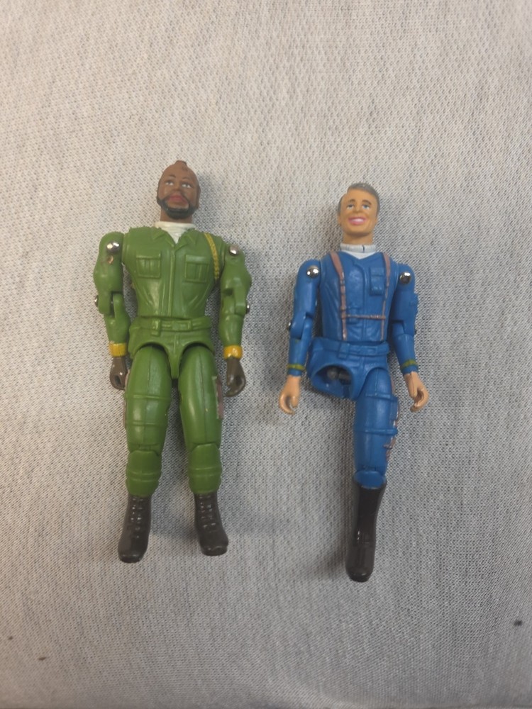 VTG Galoob A-Team B.A. Baracus Mr. T John Hannibal Smith Figures 1984