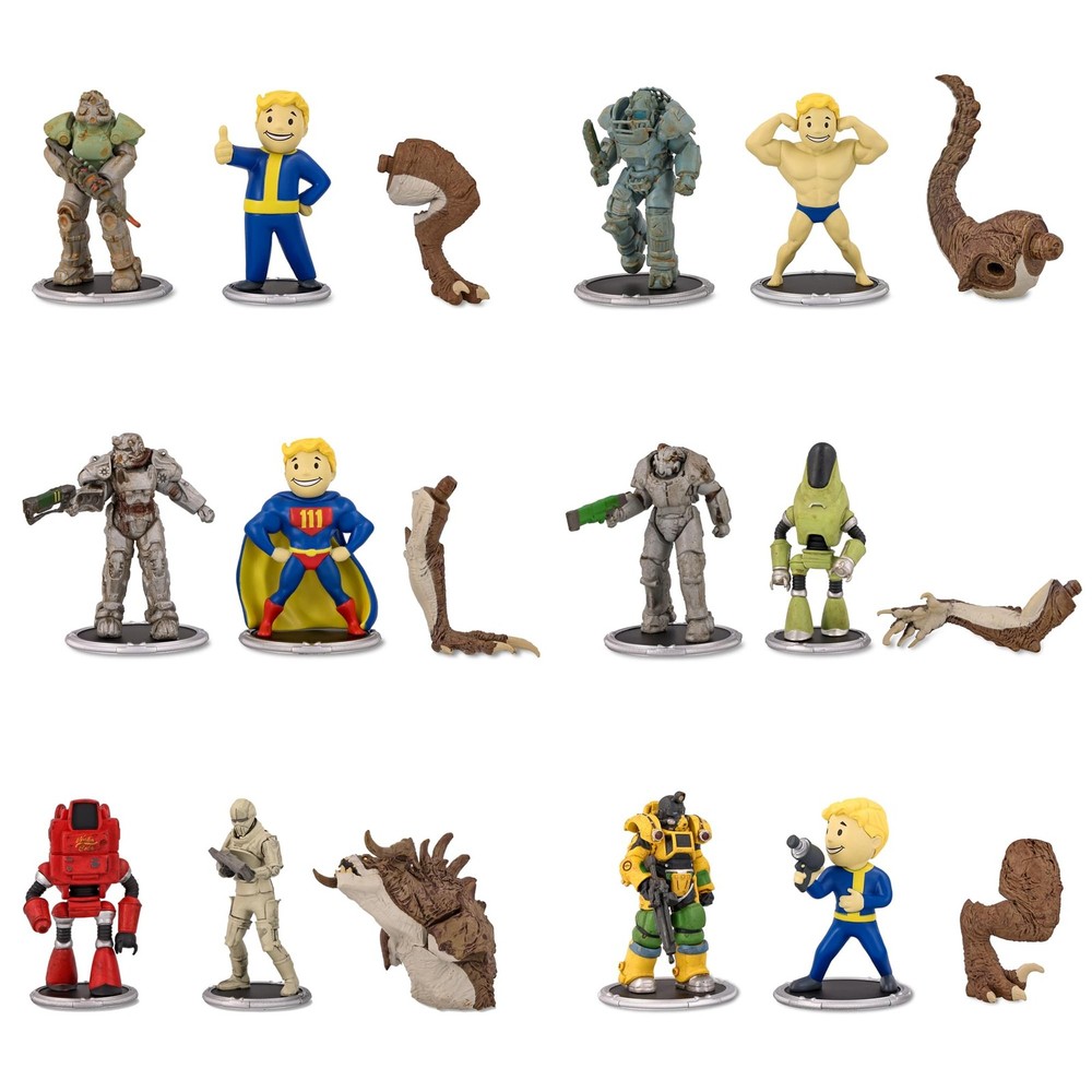 Fallout Series 1 3-Inch Mini Figure Collection | Complete Set of 12