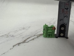 Mini Castle Gray Skull 1/10 Scale Diorama Terrain Tabletop RPG Miniature He-Man