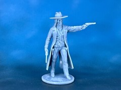 Action Figure Ghost of a cowboy Collectible Miniature Unpainted 1/32 scale 60mm