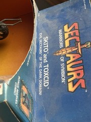 Vintage 1984 Coleco SECTAURS Warriors of Symbion SKITO and TOXCID action figure