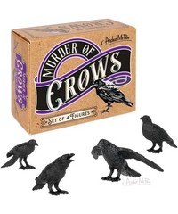 Whimsical Black Crow Figure Set | Perfect Housewarming Gift for All Ages