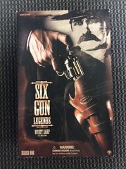 2001 SIDESHOW SIX GUN LEGENDS 12″ FIGURE SET of (2) BILLY THE KID + WYATT EARP