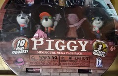 PIGGY SERIES 2 MINIFIGURE MEGA CASE-PACK 10 MINI FIGS WITH 3 MYSTERY FIGURES NIB