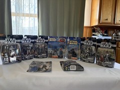 Star Wars Action Figure Lot Hasbro Saga Collection Clone Trooper Boba Fett Jango