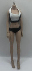 1/6 Female Flexible Seamless Doll Body For 12″ Greyish Posable Action Figure D