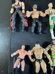 1990s WWE/WCW Wrestling Action Figures Lot of 12 Vintage And New