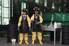 Manipple Studio 1/12 Breaking Bad Walter and Jessie Mezco Style Hazmat Figures