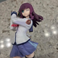 Angel Beats! Yuri Nakamura Anime Figure Yurippe School Uniform PVC Statue 6.5″