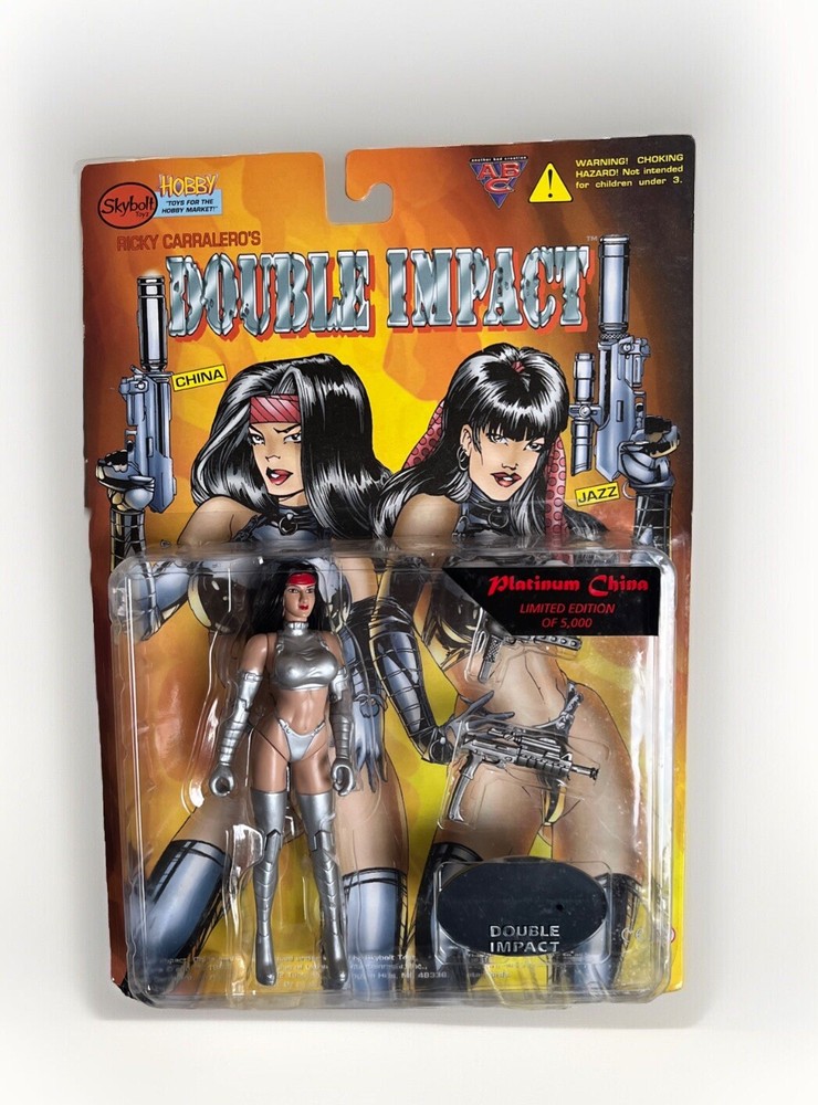 Vintage Double Impact China 6”Action Figure Skybolt Toys Limited To 5000 NEW