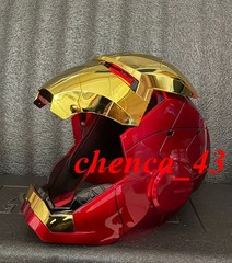 US Ship!!! Iron Man 1:1 MK5 Deformable Voice Control Wearable Helmet Boxed Gift